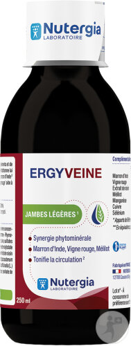 Nutergia Ergyveine Leichte Beine Flasche 250ml