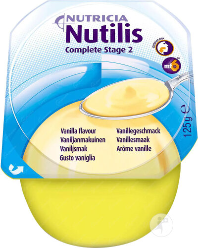 Nutilis Complete Stage 2 Aroma Vanille Tiegel 4x125g