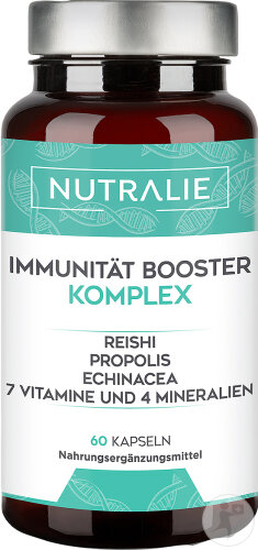 Nutralie Immunity Booster Komplex Reishi + Propolis + Echinacea 60 Kapseln