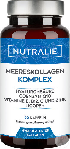 Nutralie Marine Kollagen Komplex Mit Hyaluronsäure Für Die Haut 60 Kapseln