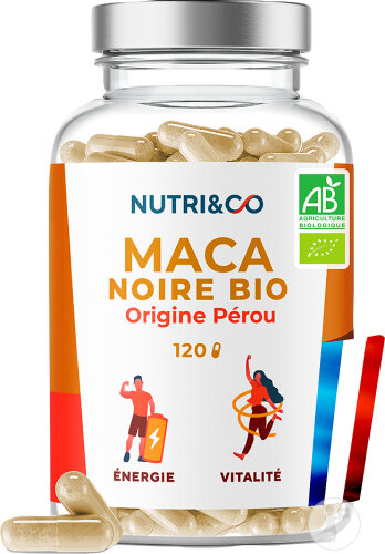 Nutri&Co Schwarze Maca Bio 120 Kapseln