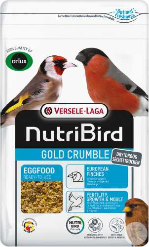 NutriBird Gold Crumble Waldvögel Trockenes Eifutter 1kg