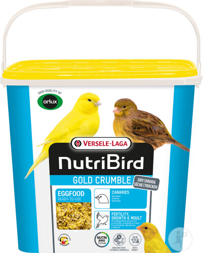 NutriBird Gold Crumble Trockenes Eifutter Kanarien 4kg