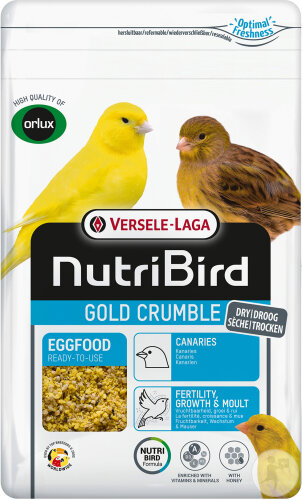 NutriBird Gold Crumble Kanarien Trockenes Eifutter 1kg