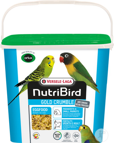 NutriBird Gold Crumble Sittiche Und Kleine Papageien 4kg