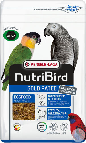 Nutribird Gold Patee Großsittiche Und Papageien 10kg