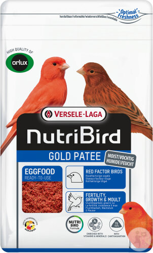 NutriBird Gold Patee Rotfaktorige Vögel 10kg