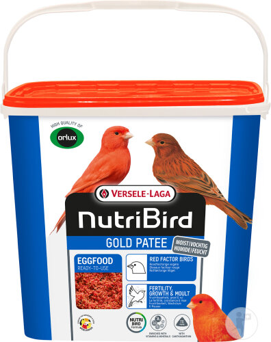NutriBird Gold Patee Rotfaktorige Vögel 5kg
