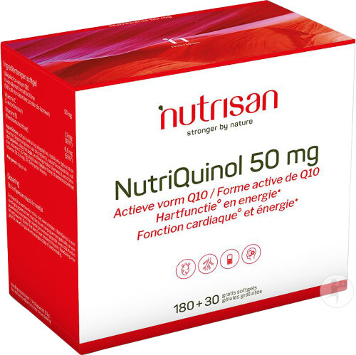 Nutrisan Nutriquinol 50mg Softgels 180 + 30 Gratis