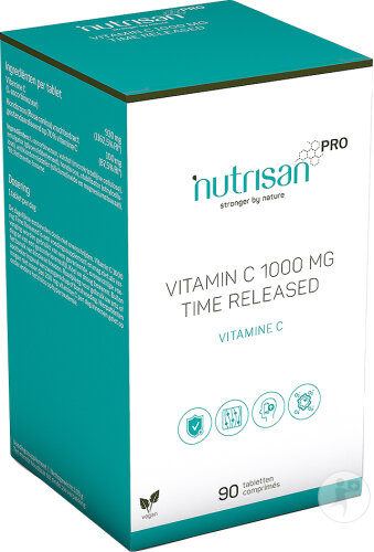 NutrisanPro Vitamin C 1000mg Time Released 90 Tabletten