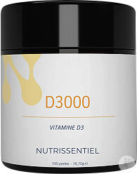 Nutrissentiel D3000 Vitamin D3 100 Perlen