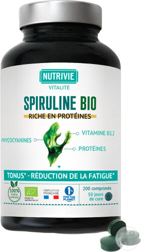 Nutrivie Bio Spirulina 200 Tabletten