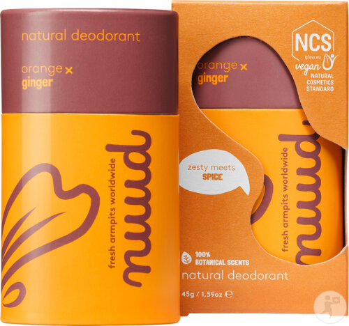 Nuud Orange x Ingwer Natürliches Und Veganes Deodorant Stick 45g