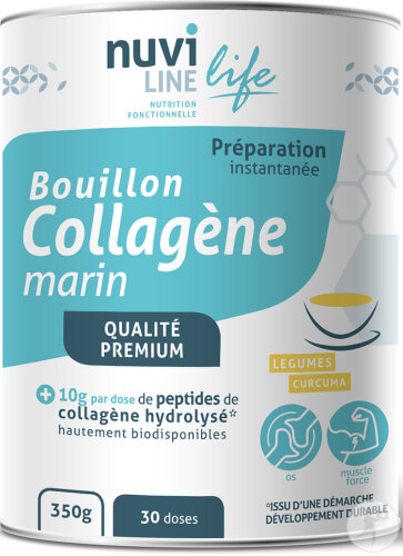 Nuviline Meereskollagen Bouillon + Kurkuma Dose 350g