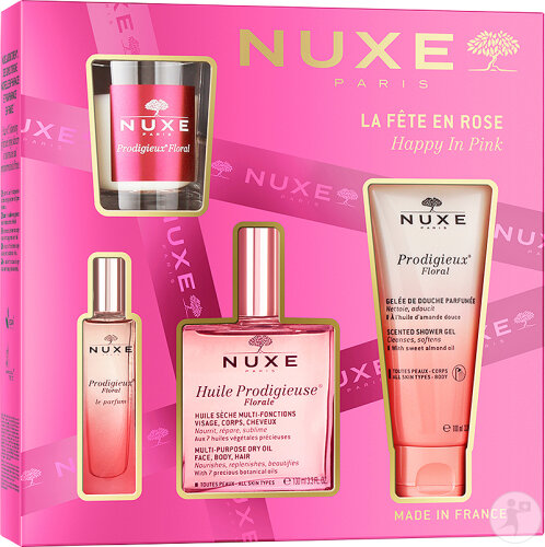 Nuxe Weihnachtsset 2025 Die Pink Celebration 4 Produkte