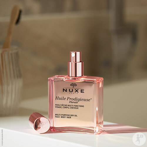 Nuxe Huile Prodigieuse Florale Mehrzweck-Trockenöl Gesicht Körper Und Haare Alle Hauttypen 100ml-3