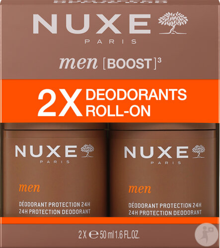 Nuxe Men Boost Deodorant Schutz Duo Roll-On 2x50ml