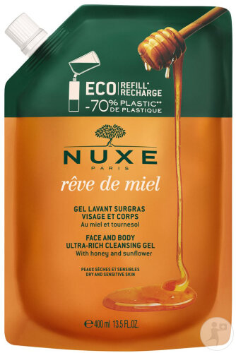 Nuxe Rêve De Miel Rückfettendes Waschgel Eco-Nachfüllung 400ml