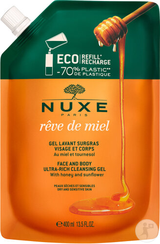 Nuxe Rêve de Miel Ultra-Rich Cleansing Gel Eco-Refill 400ml