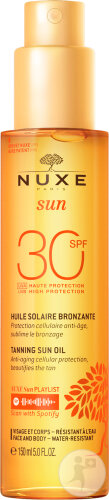Nuxe Sun Bräunendes Öl Gesicht Und Körper SPF30 Flasche 150ml