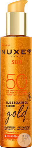 Nuxe Sun Goldenes Sonnenöl Gesicht Und Körper SPF50 Flasche 150ml