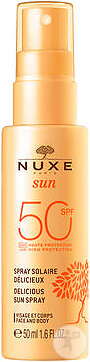 Nuxe Sinnliches Duftspray Hoher Schutz SPF50 Gesicht Und Körper 50ml