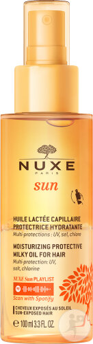 Nuxe Sun Milchiges Öl Haarpflege Schutz Flasche 100ml