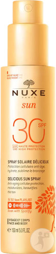 Nuxe Sun Sonnenspray Delicieux LSF30 Für Gesicht Und Körper Spray 150ml