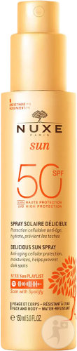 Nuxe Sun Spray Délicieux SPF50 Gesicht Und Körper 150ml