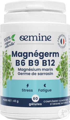 Oemine Magnégerm B6-B9-B12 Nahrungsergänzungsmittel 60 Kapseln