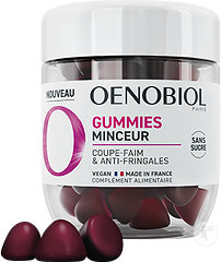 Oenobiol Gummies Schlankheitskur Appetitzügler Nahrungsergänzungsmittel 60 Gummies
