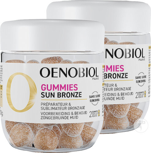 Oenobiol Gummies Sun Bronze Vorbereitung Und Verfeinerung Der Bräune 60 Stück Duopack