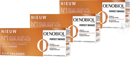 Oenobiol Perfect Bronze Langanhaltende Bräune 3x30 Vegetarische Kapseln