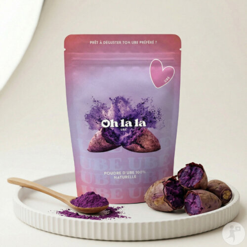 Oh La La Matcha Ube Pulver 80g