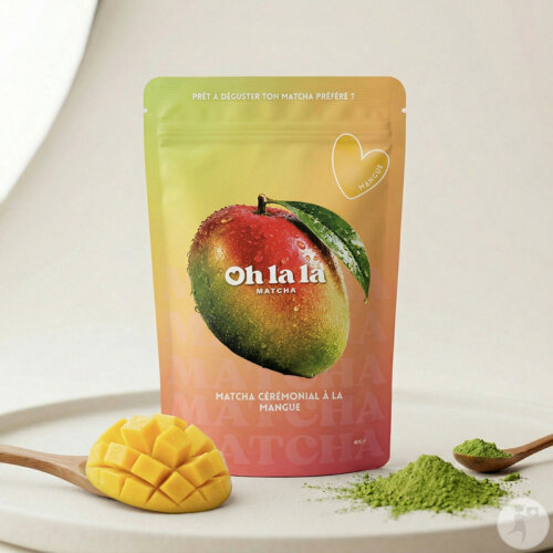 Oh La La Matcha Zeremoniell Mango Pulver 80g
