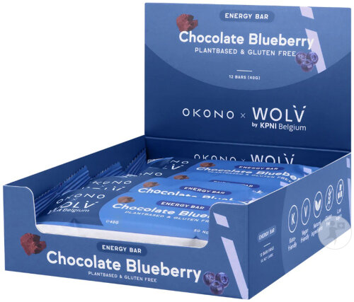 Okono Energieriegel Schokolade-Blaubeere 40g
