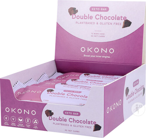 Okono Energieriegel Doppelte Schokolade 40g