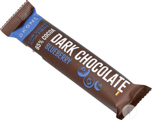 Okono Dunkle Schokolade 65% Kakao Blaubeere 35g