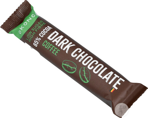 Okono Dunkle Schokolade 65% Kakao Kaffee 35g