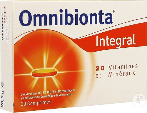 Omnibionta Integral Nahrungsergänzungsmittel 30 Tabletten