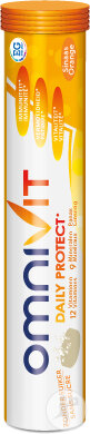 Omnivit Daily Protect Multivitamin Für Energie/Immunität/Mentale Konzentration 20 Brausetabletten 
