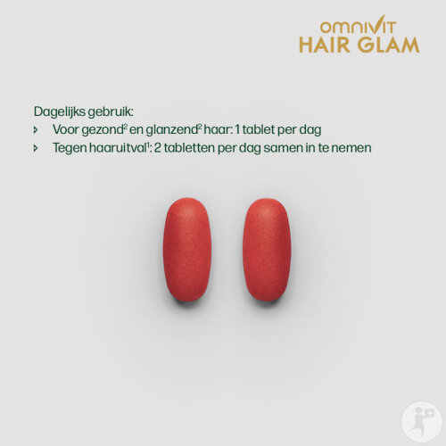 Omnivit Hair Glam 500mg 180 Tabletten-5
