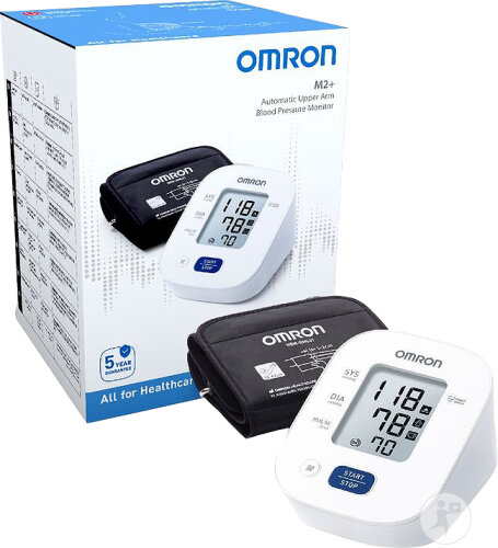 Omron M2+ HEM-7188-LE Automatisches Oberarm-Blutdruckmessgerät Mit M-L Manschette 1 Stück