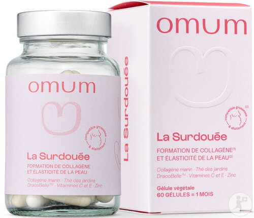 Omum La Surdouée Nutricosmétique Vorbeugung Von Dehnungsstreifen 60 Kapseln
