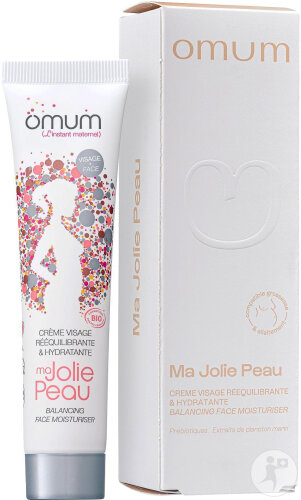 Omum Ma Jolie Peau Feuchtigkeitsspendende Gesichtscreme Schwangerschaft Bio Tube 40ml
