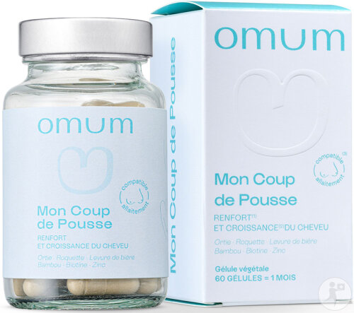 Omum Mon Coup De Nutricosmétique Stärkung Und Wachstum Der Haare 60 Kapseln