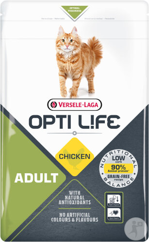 Opti Life Adult Ausgewachsene Katzen Katzenfutter Mit Huhn 1kg