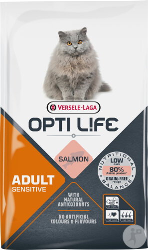 Opti Life Adult Sensitive Ausgewachsene Katzen Katzenfutter Mit Lachs 7,5kg
