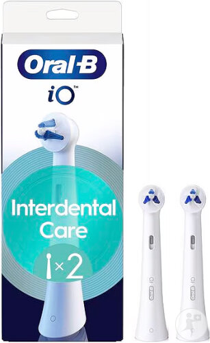 Oral-B iO Interdentalpflege Weiße Aufsteckbürsten 2 Stück