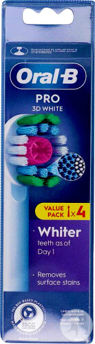 Oral-B Pro 3D White XF Nachfüllpackung 4 Stück